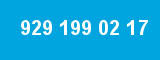 929 199 02 17 929 199 02 17